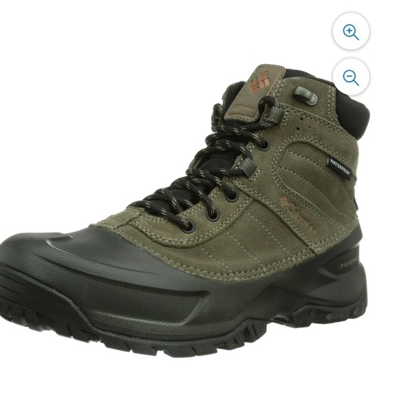 Columbia Snow Blade Wp boots brown black size 14 - Picture 1 of 13